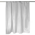Caraselle Anti Bacterial White Shower Curtain 180 x 180 cm with Curtain Rings