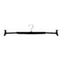 5 Black Expandable Skirt Hangers For Sizes 16 - 20, 37 - 53 cms