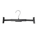 5 Black Expandable Skirt hangers for sizes 6 - 8, 25 - 32 cms