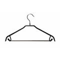 Black non-slip suit hanger