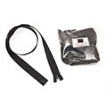 Black Nylon Zip 91cm