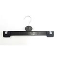 Black 30cms Wide Recycled Polypropylene Hanger with Strong Clips