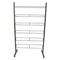 Black Steel 6 Tier Shoe Rack