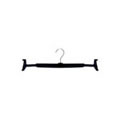 5 Black Expandable Skirt Hangers Size 12 - 16. 36-47 cm