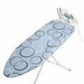 Blue HOOPS Design 100% Cotton Ironing Board Covers with Thick Foam Backing
