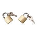 1 pack of 2 Brass Padlocks