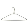 10 Bronze Finish Metal Shirt Hangers 40cm