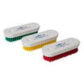 Caraselle Direct's 120mm Stiff Polyester Vegetable Cleaning Brushes with a white wooden stocks & Red Bristles.