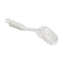Washing Up Brush made in high grade White Polyester with White Nylon Bristles
