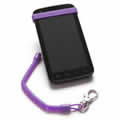 The Caraselle My Bunjee Mobile Phone Accessory in Purple. Get a Grip. Bunjee it! As seen on Dragons Den