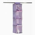 Kids Hanging Organizer in Lilac - 4 Shelves