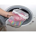 1 Child's Caraselle Zipped Net Laundry Wash Bag 26 x 22cms