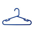 1 Pack of 10 Childs Blue Polypropylene Hangers 30cms