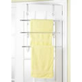 Chrome 3 Tier Over Door Towel Rail