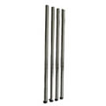 Pack of four 2ft Chrome Uprights