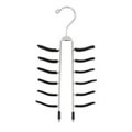 Chrome Non-Slip Tie Rack