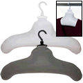 Inflatable hangers available in Grey and White
