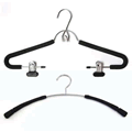 Chrome plated non-slip hangers