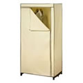 Free-Standing Cream Nylon Wardrobe