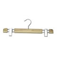 Super Hi-Tech Wooden Hanger with Clips for Lingerie,  Skirts and Trousers