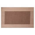 Machine Washable Madras Door Mat 50 x 80 cms in Beige & Brown