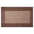 Machine Washable Madras Door Mat 50 x 80 cms in Brown & Beige