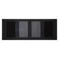Rio Machine Washable Runner 57 x 150 cms Black & Grey