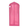 Pink Polypropylene Breathable Long Coat / Dress Cover 152 x 63cm