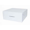 1 Extra Large White Storage Box - 40cms x 38cms x 15.5cms ( 15 3/4" x 15" x 6" approx )