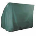 Deluxe Dark Green 3 Seater Hammock Cover in High Quality PVC Backed Polyester UV Stabilised against the Sun. Made by Bosmere. 220 x 170 x 125 cms