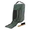 Deluxe Wellington Boot Zipped Bag with Free Boot Brush & Pocket for Walking Socks