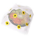 Caraselle Pop-Up Large Mesh Food Cover Umbrella In Polyester with Sunflowers Design 48 x 48 cm