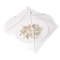 Caraselle Pop-Up Mesh Food Cover Umbrella In Polyester. White with Tiny White Spots. 30 x 30 cm 18 cm