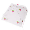 Caraselle Pop-Up Mesh Food Cover Umbrella In Polyester with Strawberries Design 30 x 30 cm 18 cm