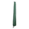 Deluxe Dark Green Extra Large Parasol Zipped Cover in Top Quality PVC Backed Polyester UV Stabilised against the Sun 190x96cm