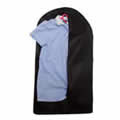 Caraselle Black Breathable Childrens Zipped Garment Cover  83 x 45 x 3 cms