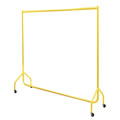 6ft Bespoke Caraselle Yellow Garment Rail.  Made in Britain