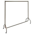 The New British Designed & British Made Stylish Caraselle Solid Steel 6' Wide Deluxe Garment Rail Finished in Italian Architectual Powder Coated Bronze