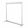 Deluxe Stylish Solid Steel Extra High White Garment Rail Powder coated