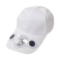 Caraselle Solar Powered White Baseball Cap