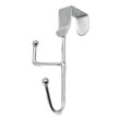 Caraselle Chrome Over Door Hanger with 2 Hooks