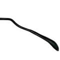 Black Bulbous Non-Slip Tops Hanger with Extra Wide Support for Shirts & Jackets