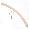 Handicraft Crescent Shape Hanger with Separate Hook. Ideal for making padded hangers