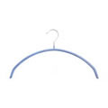 Cornflower Blue Non-Slip Hanger for Knitwear, Jackets, Shirts & Blouses with Chrome Hook 40cms (15 3/4")