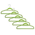 Non-Slip Huggable Hanger in Citrus with Tie/Belt Bar & Notches