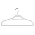 Non-Slip Huggable Hanger in Taupe with Tie/Belt Bar & Notches 45cm wide & 25cm high