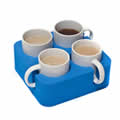 The Caraselle Blue Muggi 4 Cup Holder