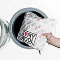 "I Love My Wool" Microfibre Wash Bag, 35 x 30cm