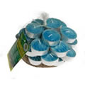 blue tea lights