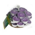 purple tea lights